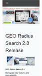 Mobile Screenshot of georadiussearch.com