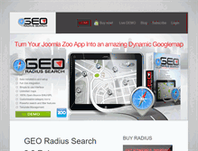 Tablet Screenshot of georadiussearch.com